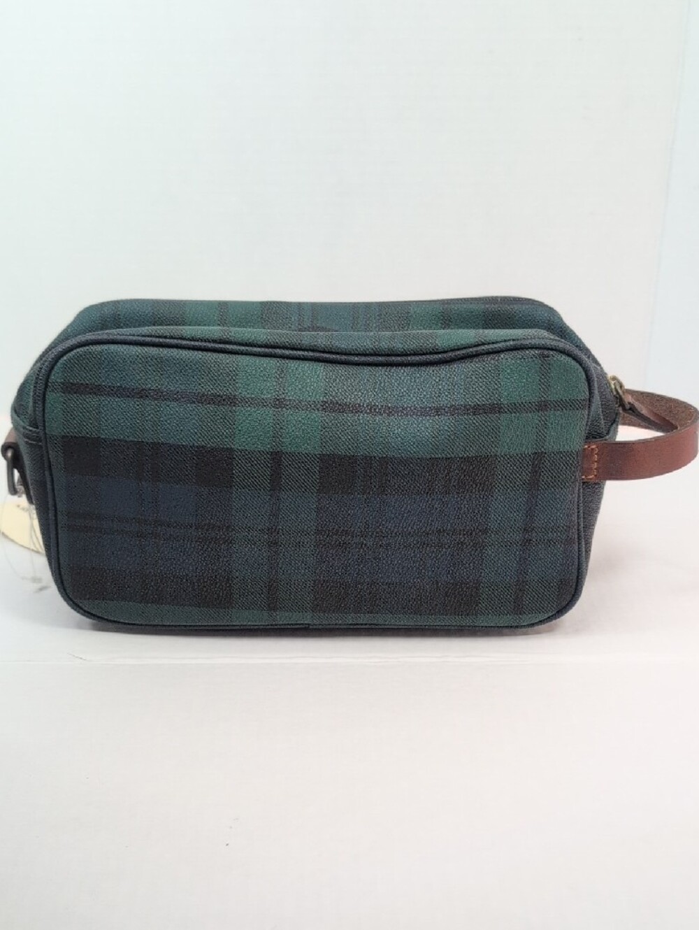 Vintage Polo Ralph Lauren Black Watch Tartan Drop Kit Toiletry Bag NWT Deadstock - Picture 3 of 12
